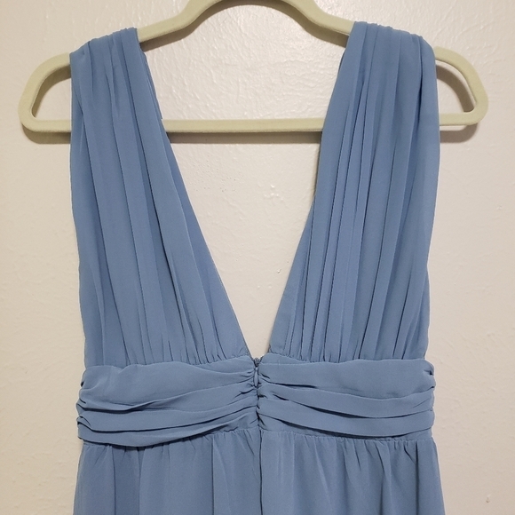 Lulu's Divine Muse Slate Blue Wide-Leg Jumpsuit - Picture 9 of 12